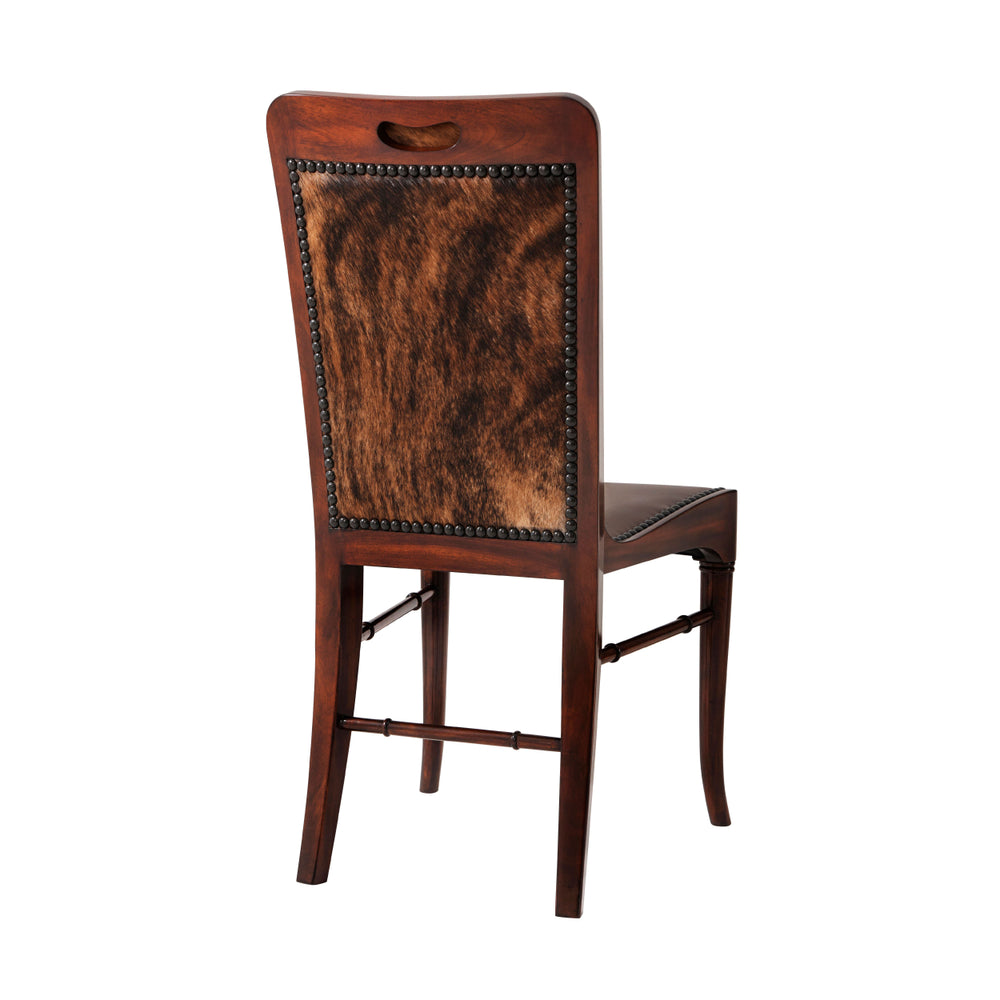 Theodore Alexander Leather Sling Dining Chair 4000-485.0AAC