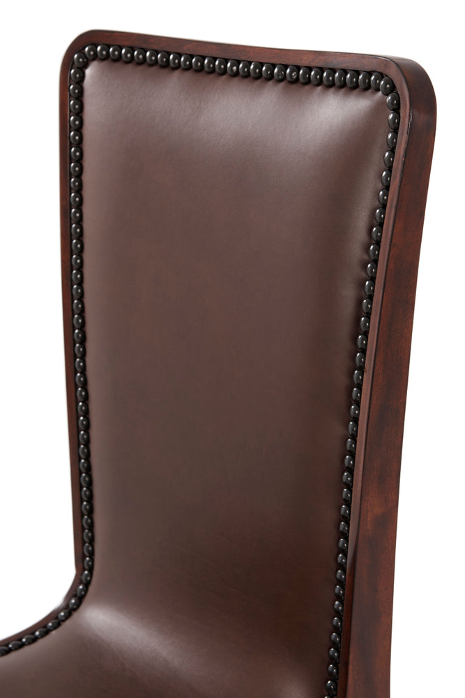 Theodore Alexander Leather Sling Dining Chair 4000-485.0AAC