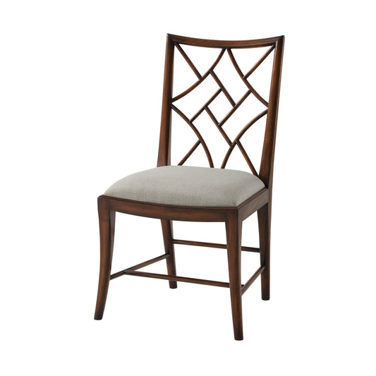 Theodore Alexander A Delicate Trellis Side Chair 4000-613.1BFF