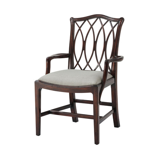 Theodore Alexander The Trellis Dining Armchair 4100-486.1BFF