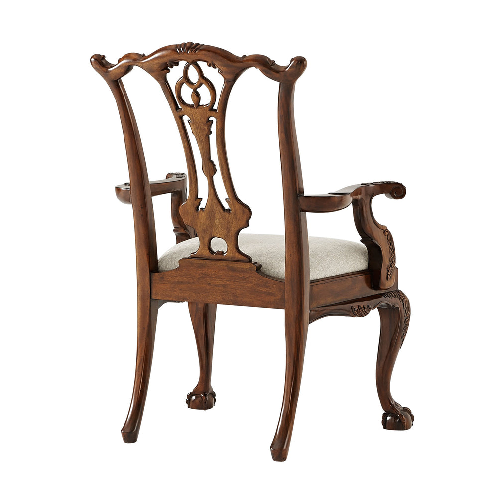 Theodore Alexander Classic Claw and Ball Armchair 4100-519.1ARP