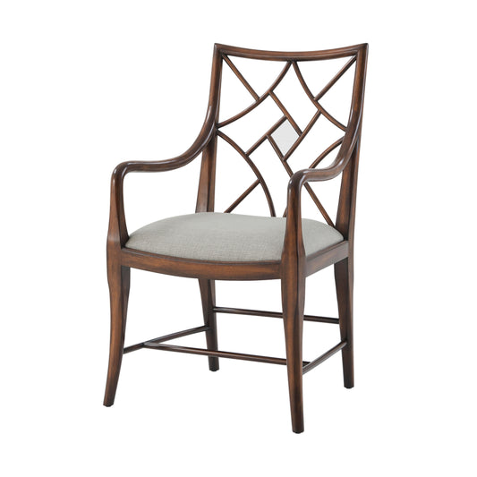 Theodore Alexander A Delicate Trellis Armchair 4100-613.1BFF