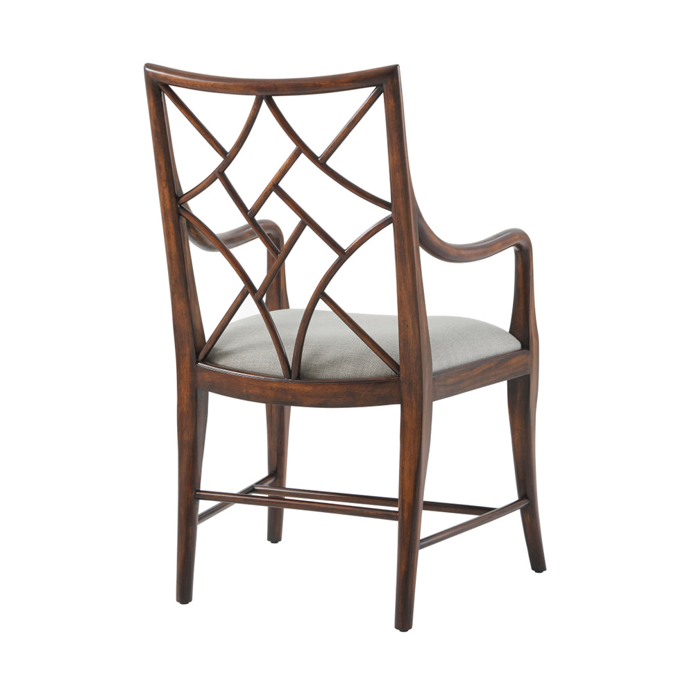 Theodore Alexander A Delicate Trellis Armchair 4100-613.1BFF