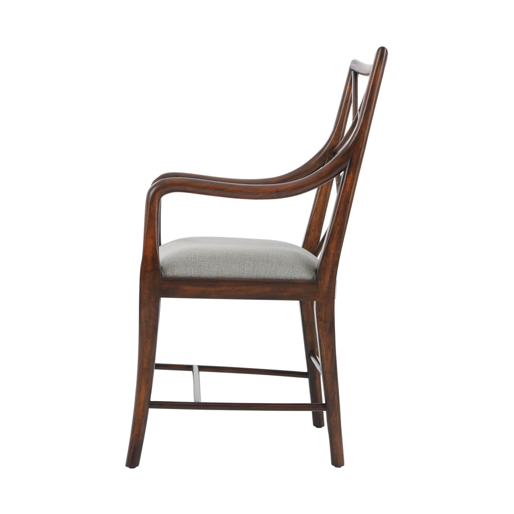 Theodore Alexander A Delicate Trellis Armchair 4100-613.1BFF