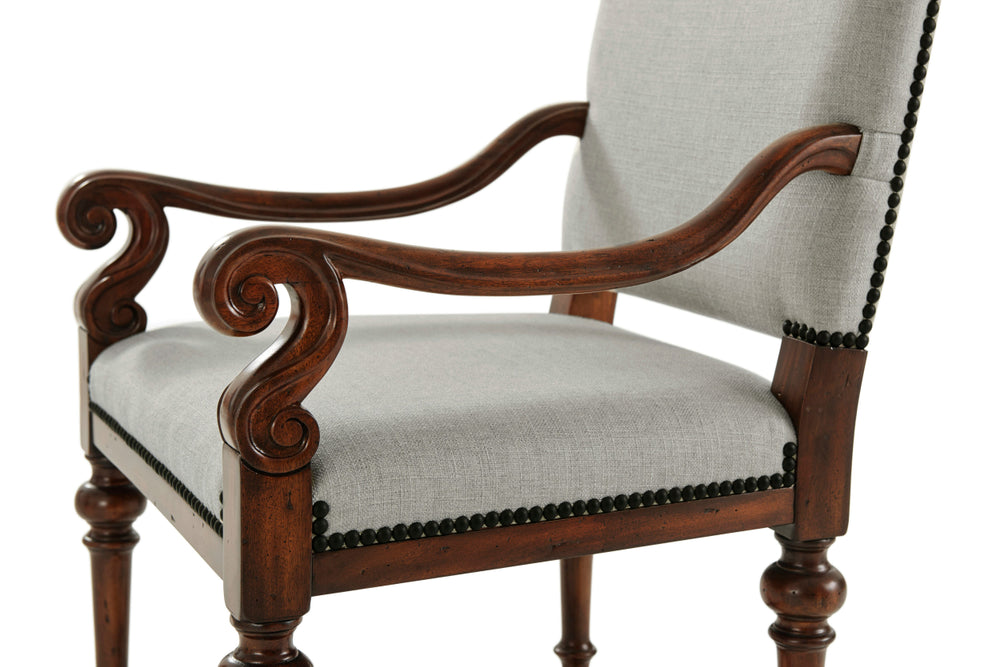 Theodore Alexander Cultivated Dining Armchair 4100-651.1BFG