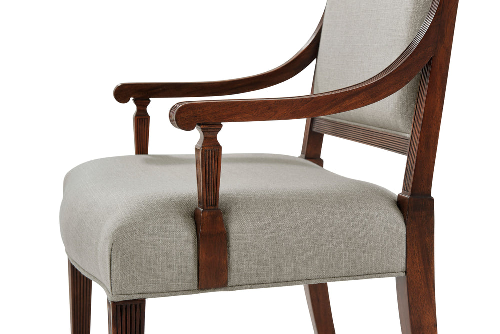 Theodore Alexander Sheraton's Satinwood Armchair 4105-045.1BFD