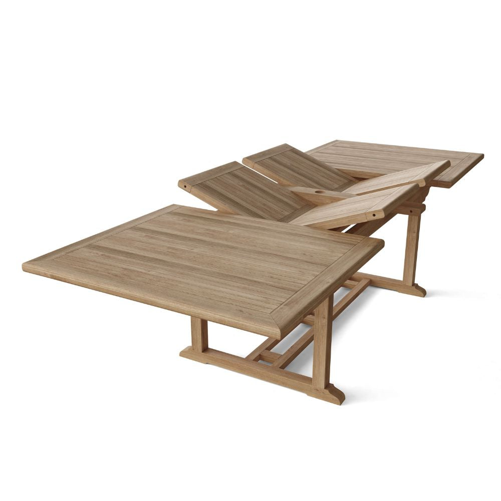 Anderson Teak Valencia Sahara 13-Pieces Rectangular Dining Set Set-90
