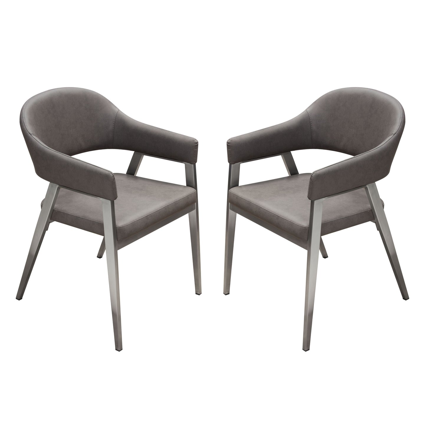 Diamond Sofa Adele Set of Two Dining/Accent Chairs