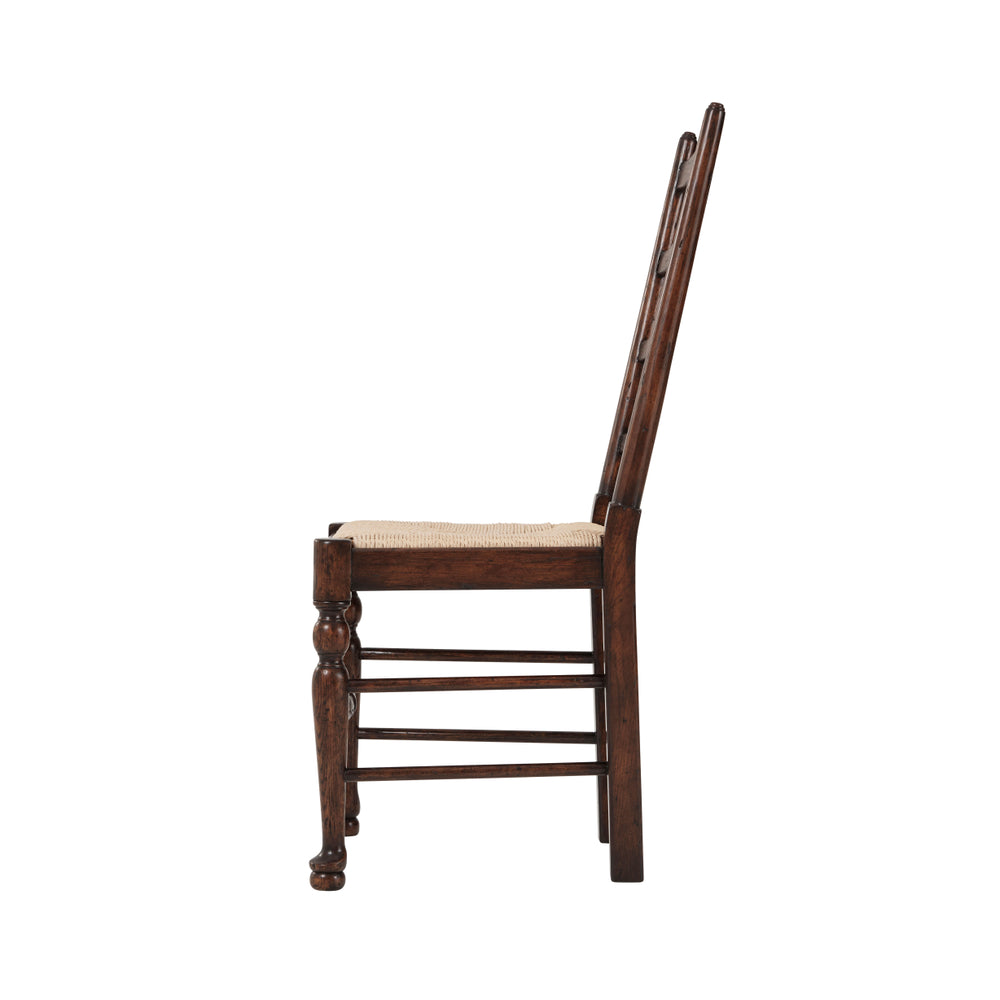 Theodore Alexander Victory Oak Ladderback Side Chair AL40092