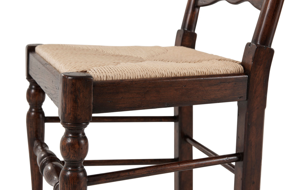 Theodore Alexander Victory Oak Ladderback Side Chair AL40092