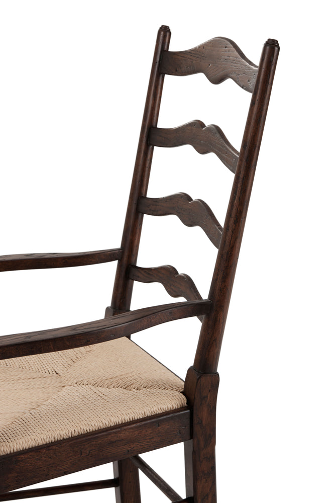 Theodore Alexander Victory Oak Ladderback Side Chair AL41092