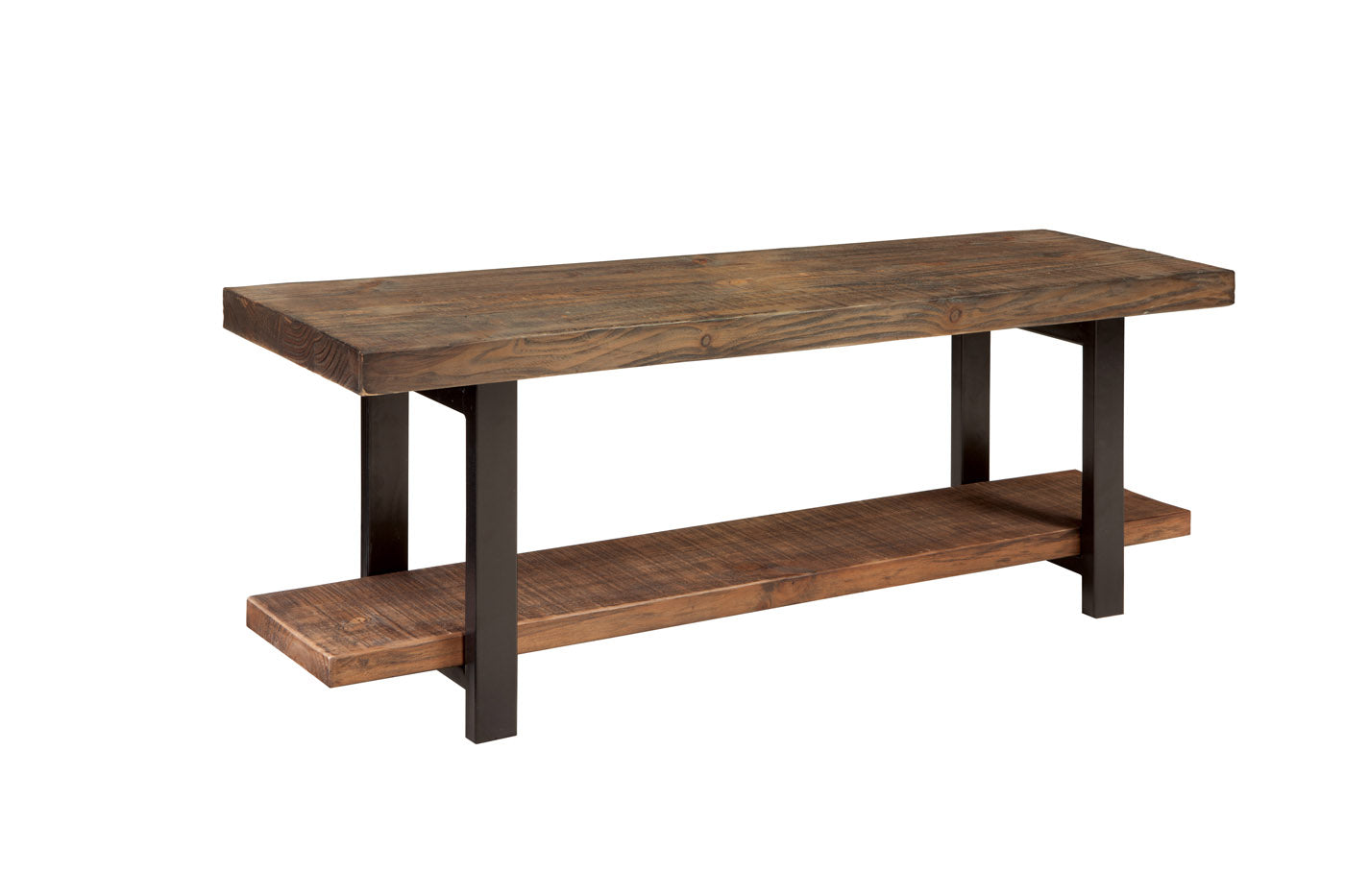 Alaterre Pomona Metal and Wood Bench