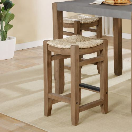 Alaterre Newport 5-Piece Dining Set with 36"H Wood Counter-Height Dining Table and Four 26"H Stools ANNP192171