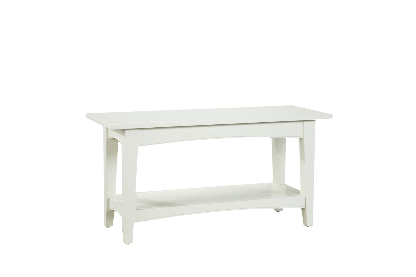 Alaterre Shaker Cottage Bench with Shelf