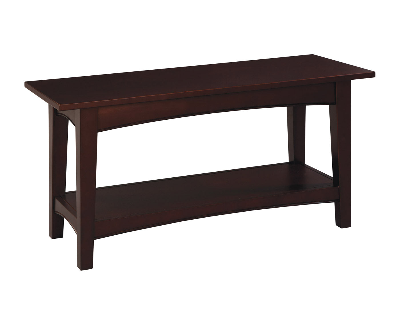 Alaterre Shaker Cottage Bench with Shelf