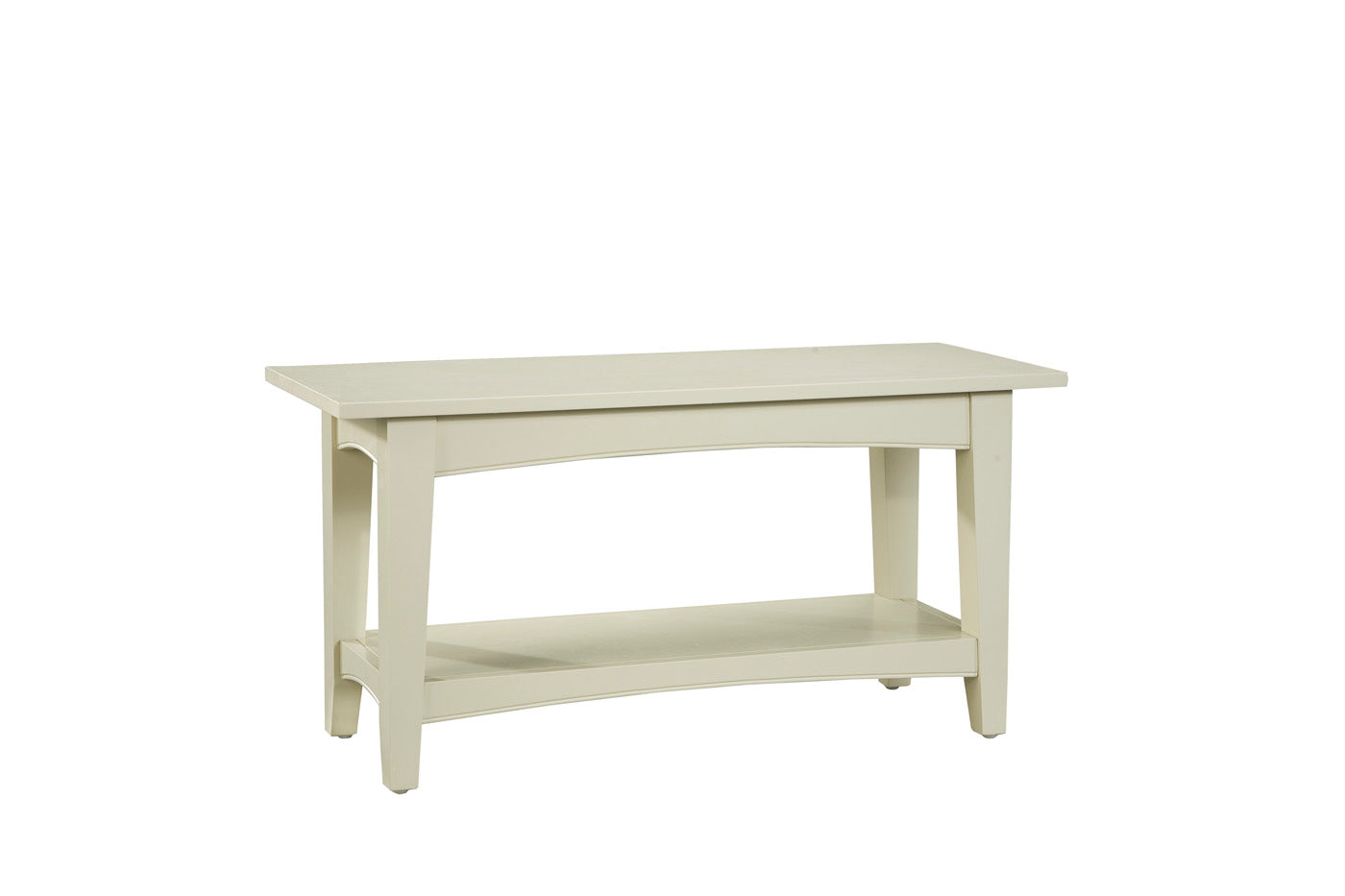 Alaterre Shaker Cottage Bench with Shelf