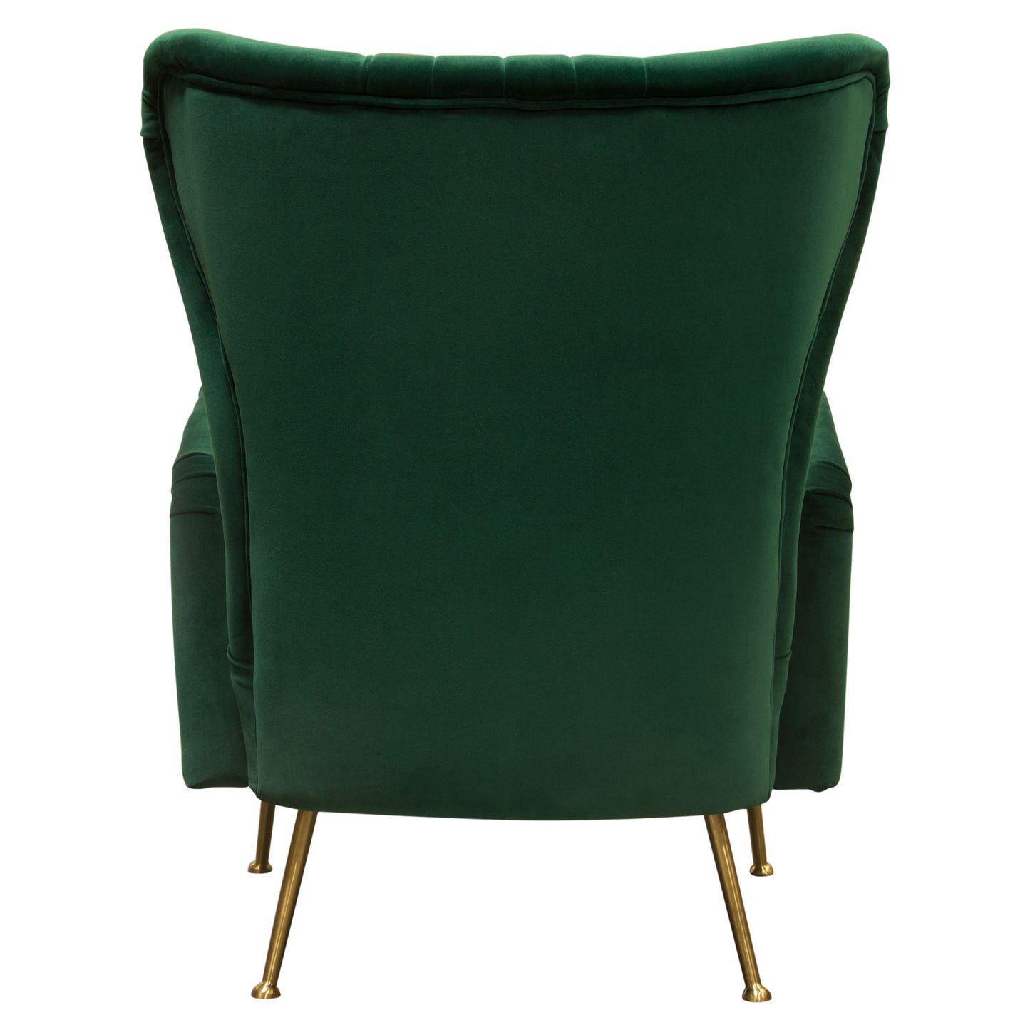 Diamond Sofa Ava Chair in Emerald Green Velvet w/ Gold Leg AVACHEM