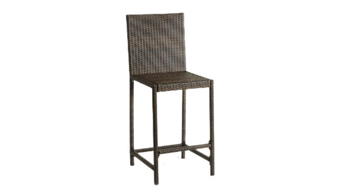 Az Patio Bar Height Bistro Set- Dark Brown Wicker AW-226B