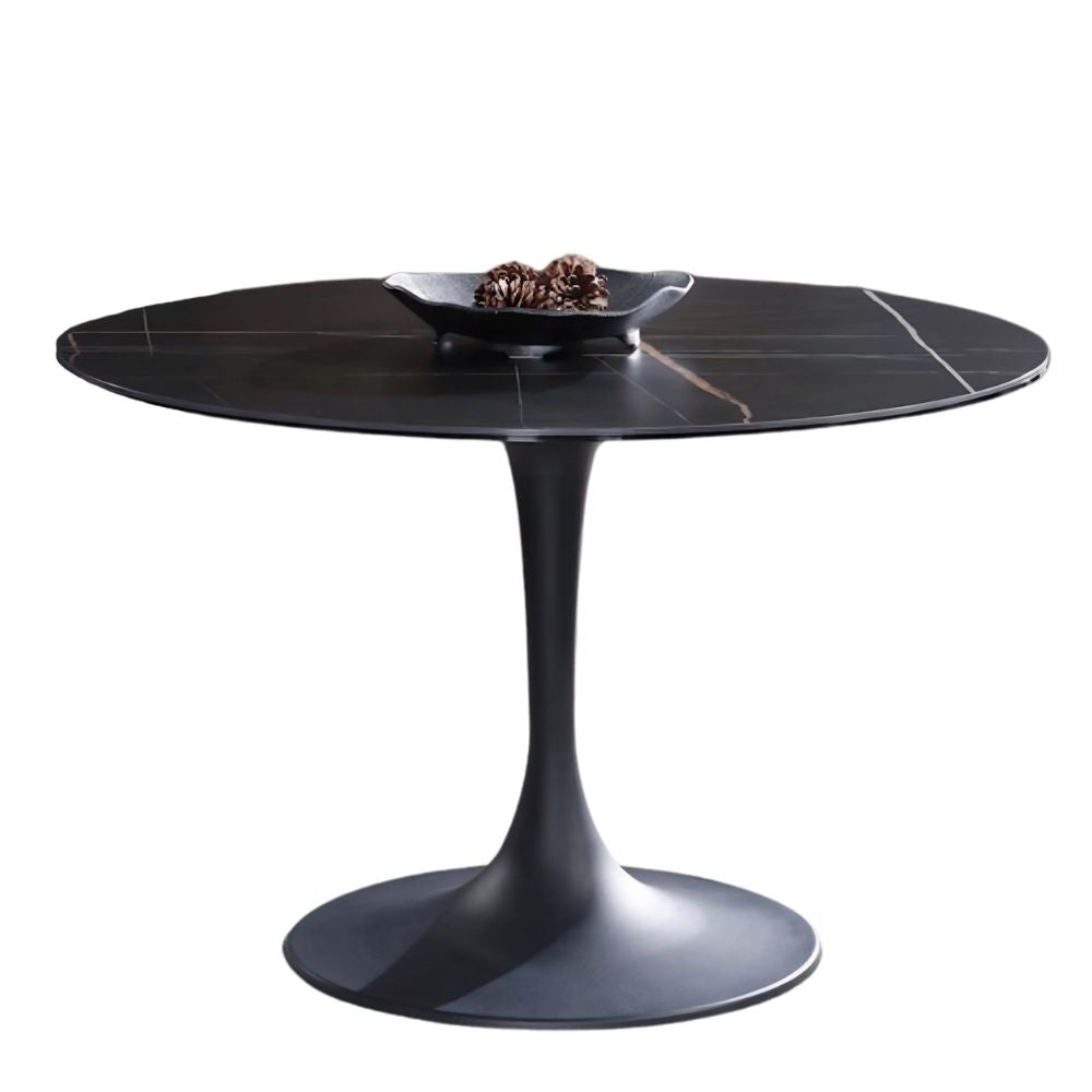 amarosa ceramic top round glass dining table goldstardining.com