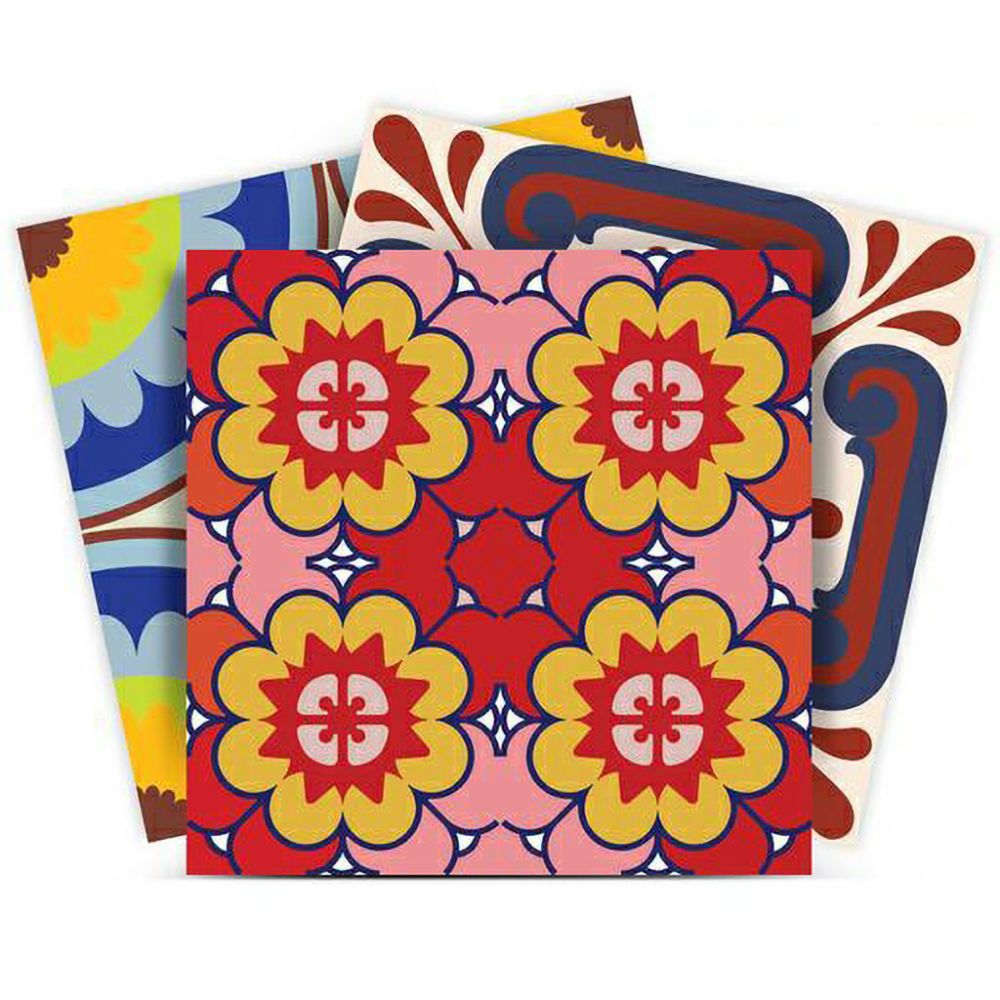 Auguri Geo Peel and Stick Removable Tile Stickers