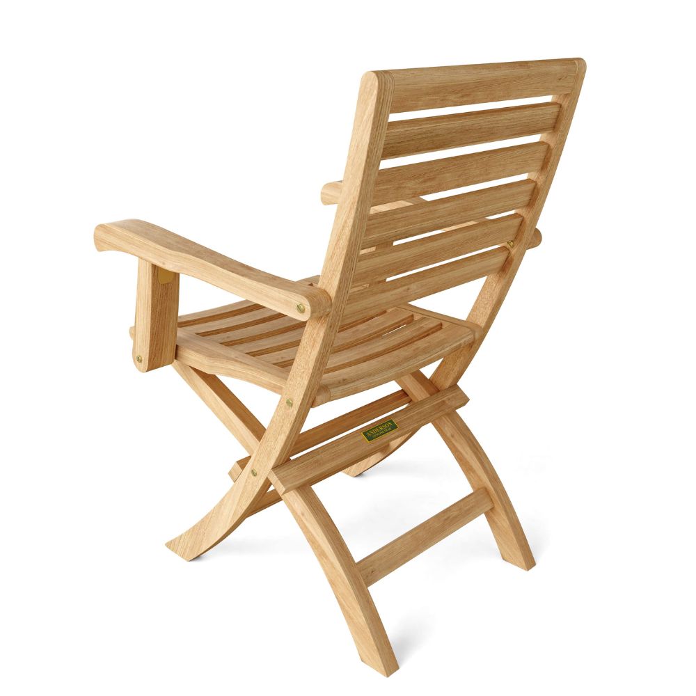 rear armchair Bahama Andrew 9-Pieces Dining Set, goldstardining.com