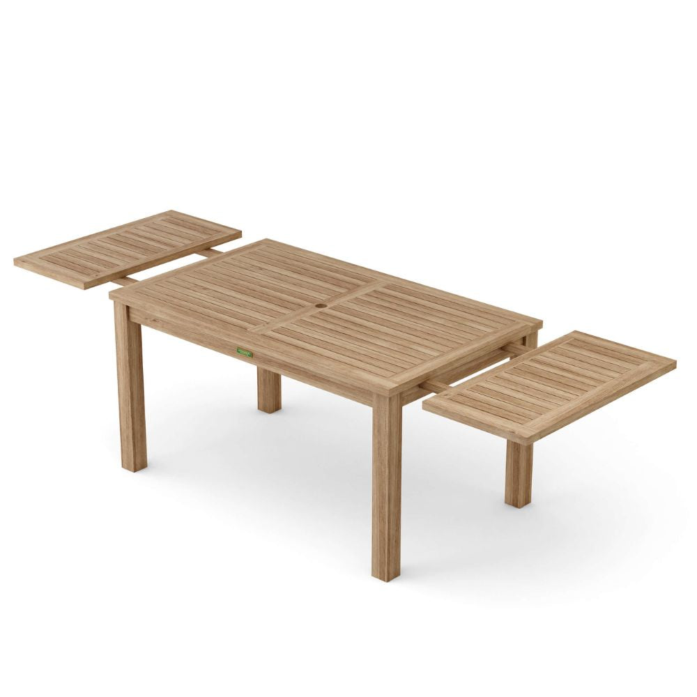 table extended Bahama Katana 7-Pieces Dining Set, goldstardining.com