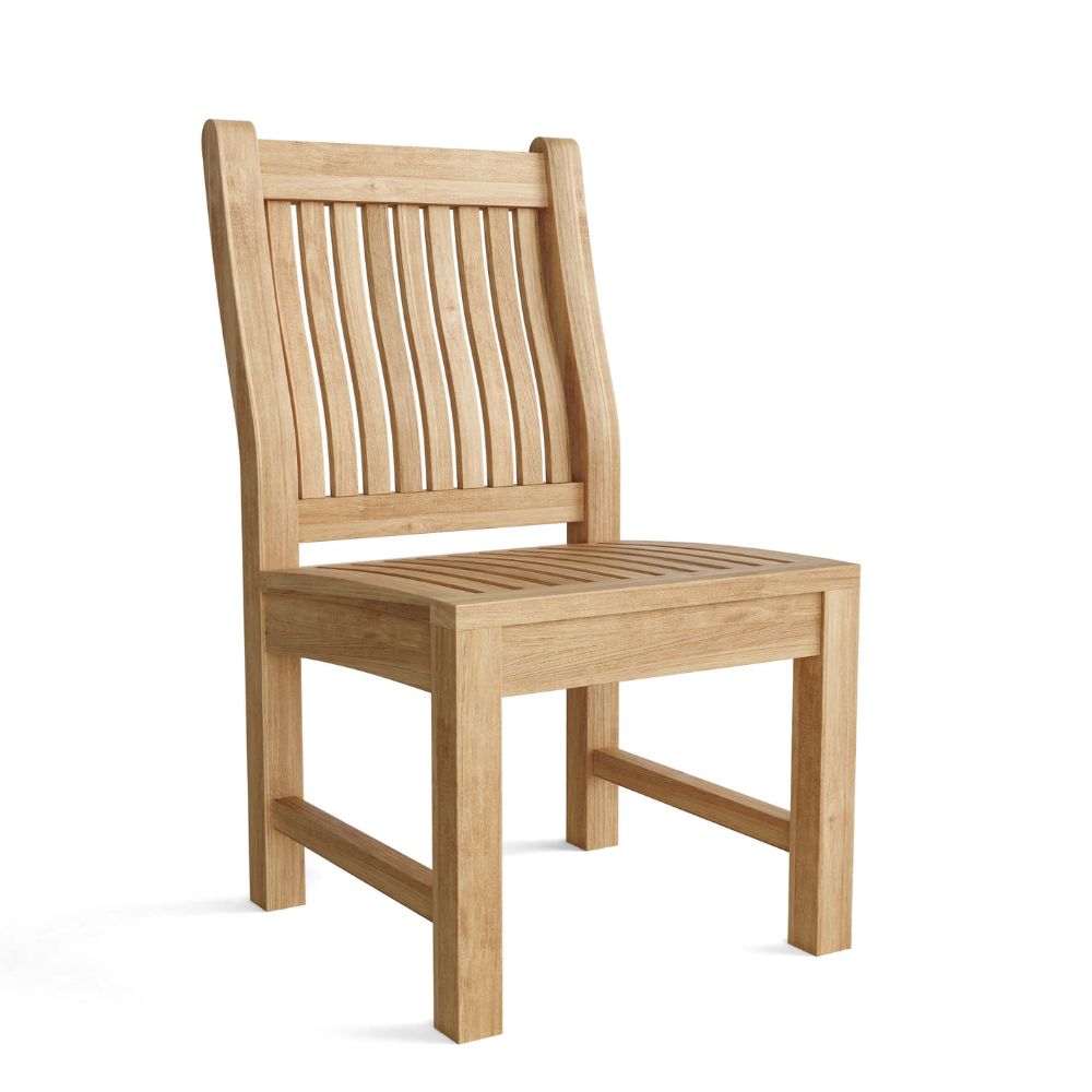 Teak Oval Extension Dining Set for 8-10 Anderson Teak Bahama Sahara, 9-Piece