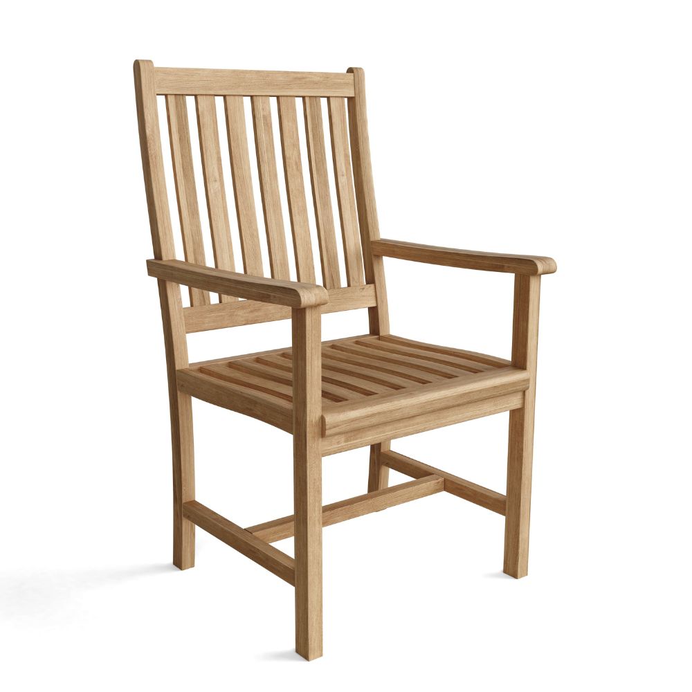 Teak Extension Dining Set for 6 Anderson Teak Bahama Wilshire 7-Piece