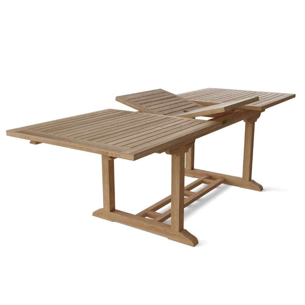 Teak Extension Dining Set for 6 Anderson Teak Bahama Wilshire 7-Piece