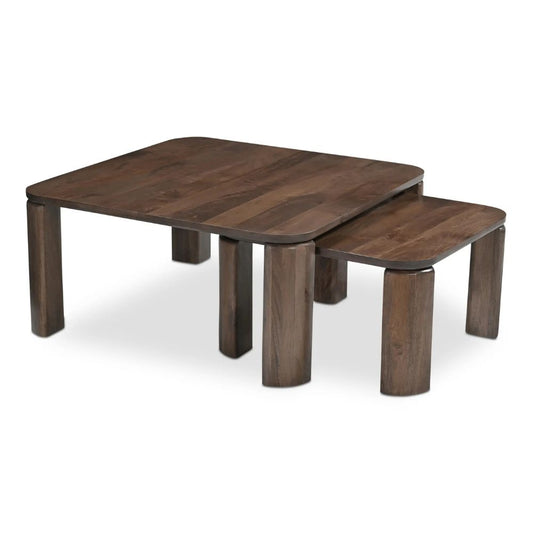 Bailey Nesting Coffee Table Deep Brown