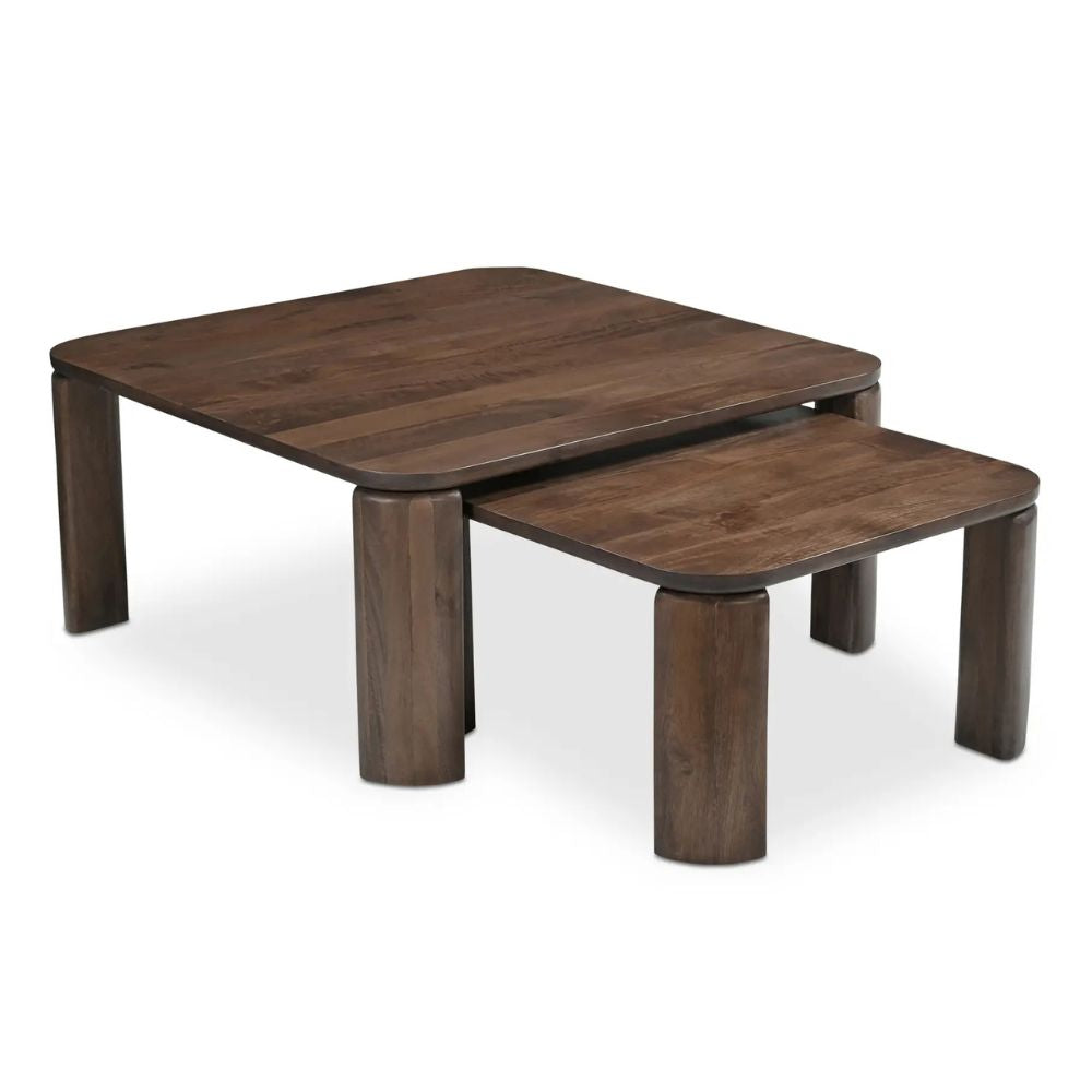 Bailey Nesting Coffee Table Deep Brown