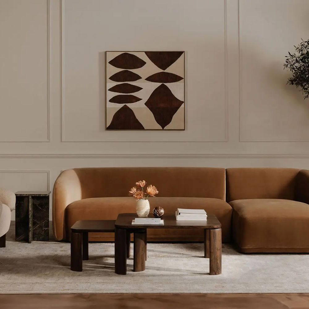 Bailey Nesting Coffee Table Deep Brown