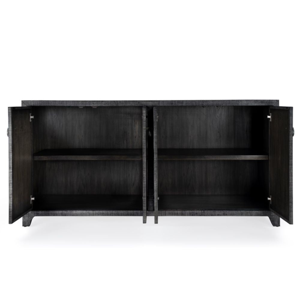 Butler Specialty Bar Harbor Raffia Natural Finish 70" Four Door Sideboard