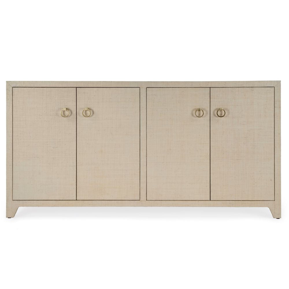 Butler Specialty Bar Harbor Raffia Natural Finish 70" Four Door Sideboard