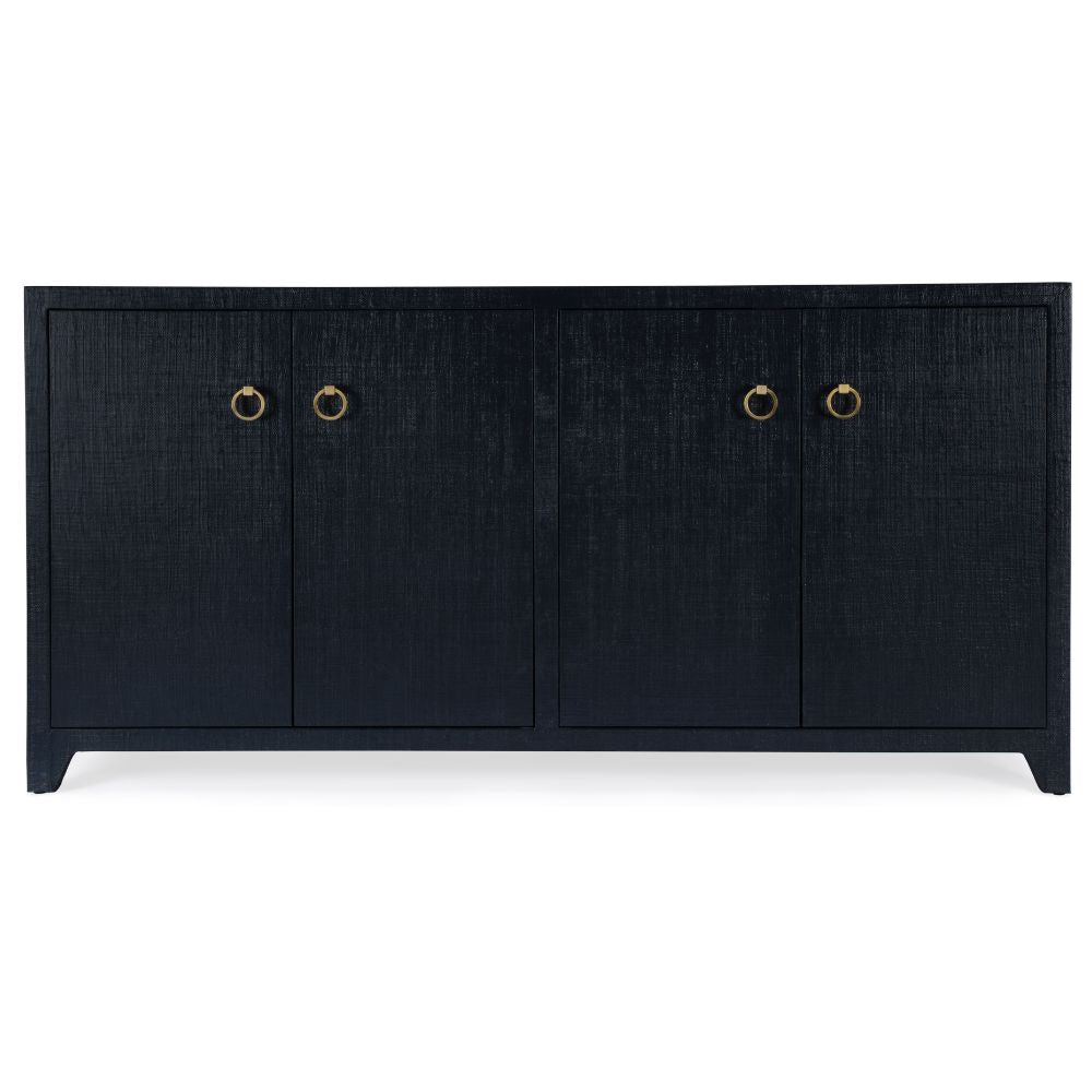 Butler Specialty Bar Harbor Raffia Natural Finish 70" Four Door Sideboard