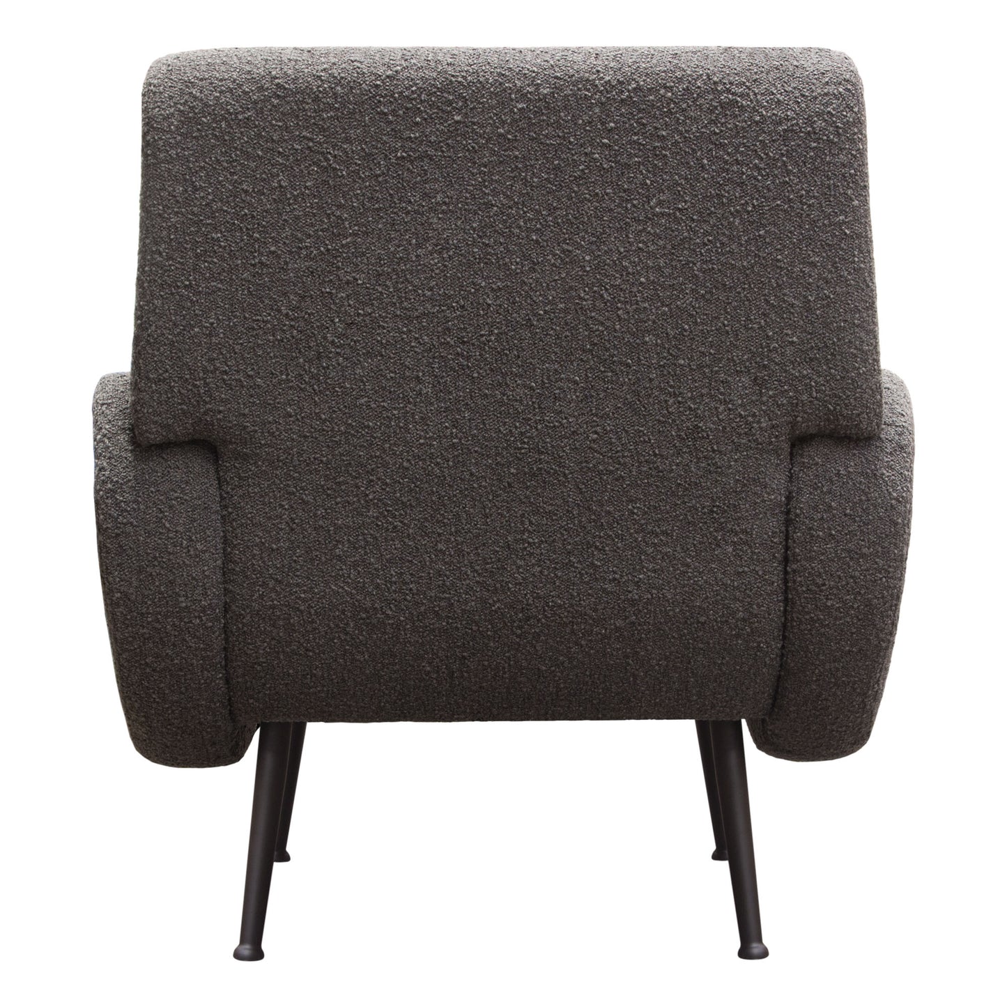 Diamond Sofa Cameron Accent Chair in Bone Boucle | Chair Boucle Textured Fabric