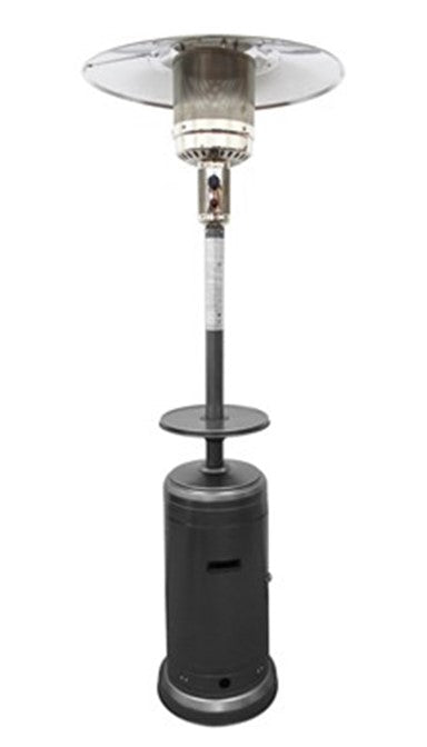 Az Patio Tall Hammered Silver Patio Heater With Table-48000 Btu'S HLDS01-CB