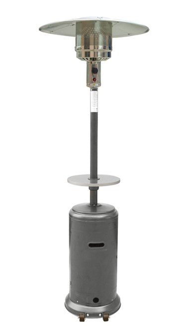 Az Patio Hammered Silver Patio Heater With Table HLDS01-CBT