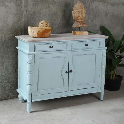 Sunset Trading Cottage Buffet Cabinet CC-CAB1296TLD-SBLW