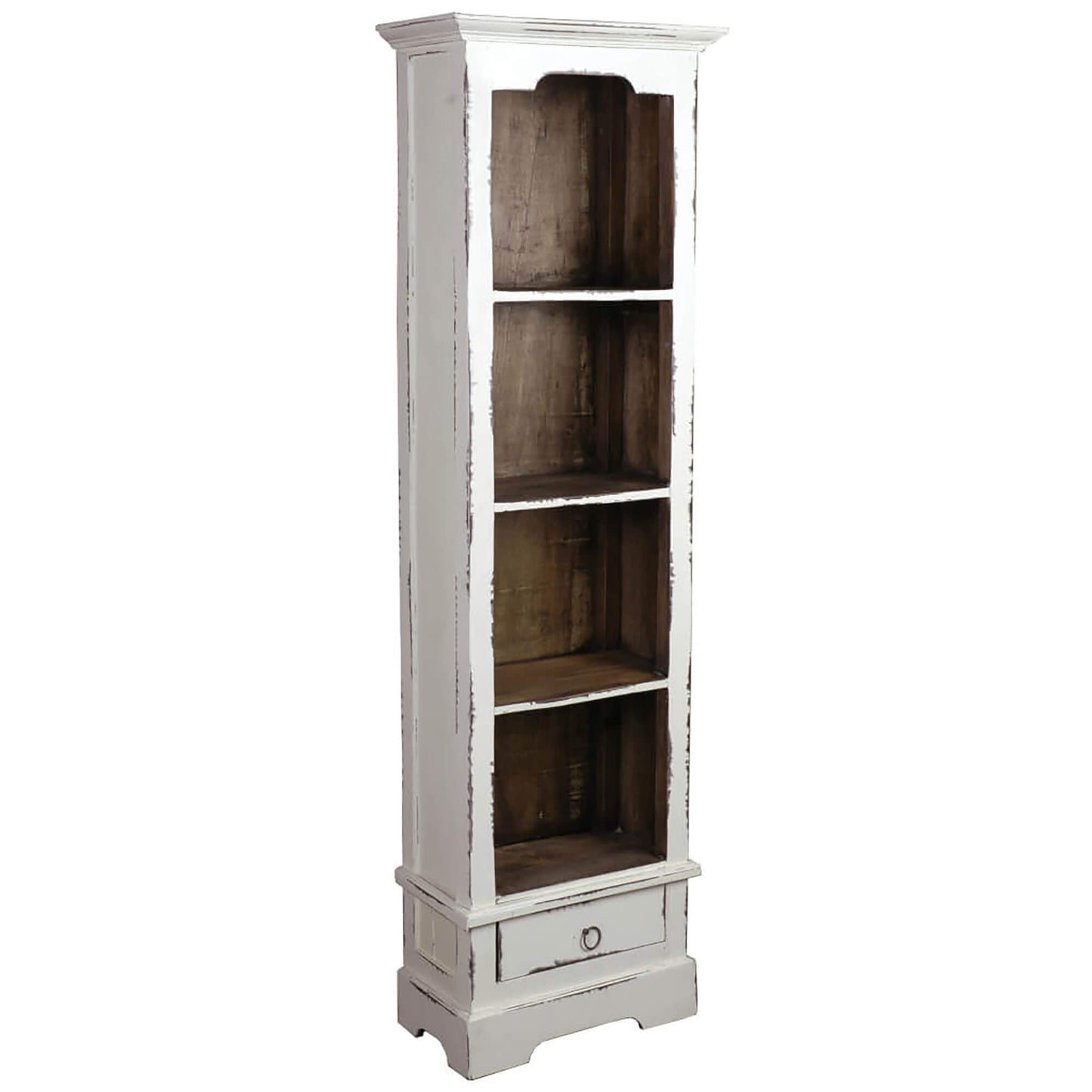 Sunset Trading Cottage Narrow Bookcase CC-CAB1917TLD-WWRW