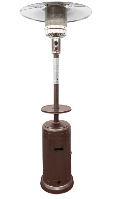 Az Patio Tall Hammered Bronze Patio Heater With Table-48000 Btu'S HLDS01-CG