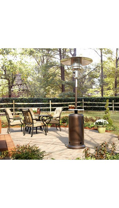 Az Patio Hammered Bronze Patio Heater With Table HLDS01-CGT