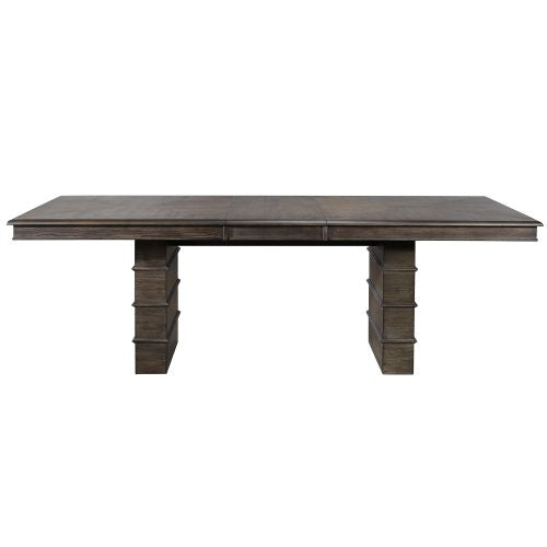 Sunset Trading Cali 96" Rectangular Extendable Dining Table | Brown Solid Wood | Seats 8 DLU-CA113