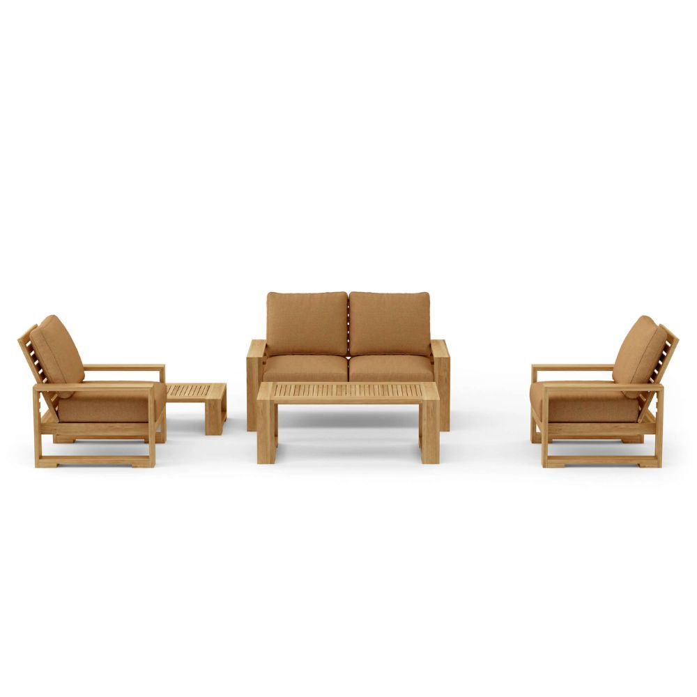 Anderson Teak Capistrano 5-Piece Deep Seating Loveseat Collection Set-141