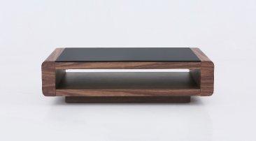 J&M Tudor Modern Coffee Table in Walnut 17514