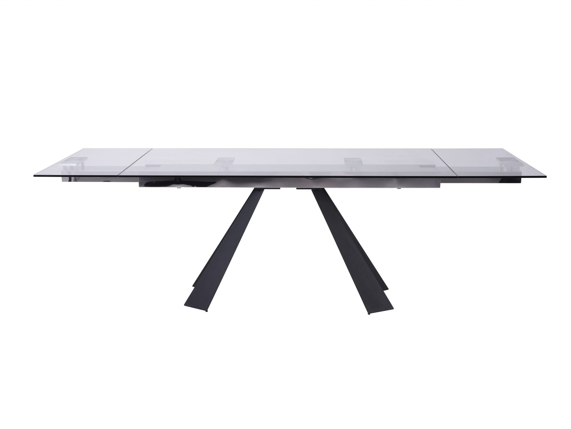 Whiteline Chicago Extendable Dining Table DT1717-BLK - GOLD STAR Dining