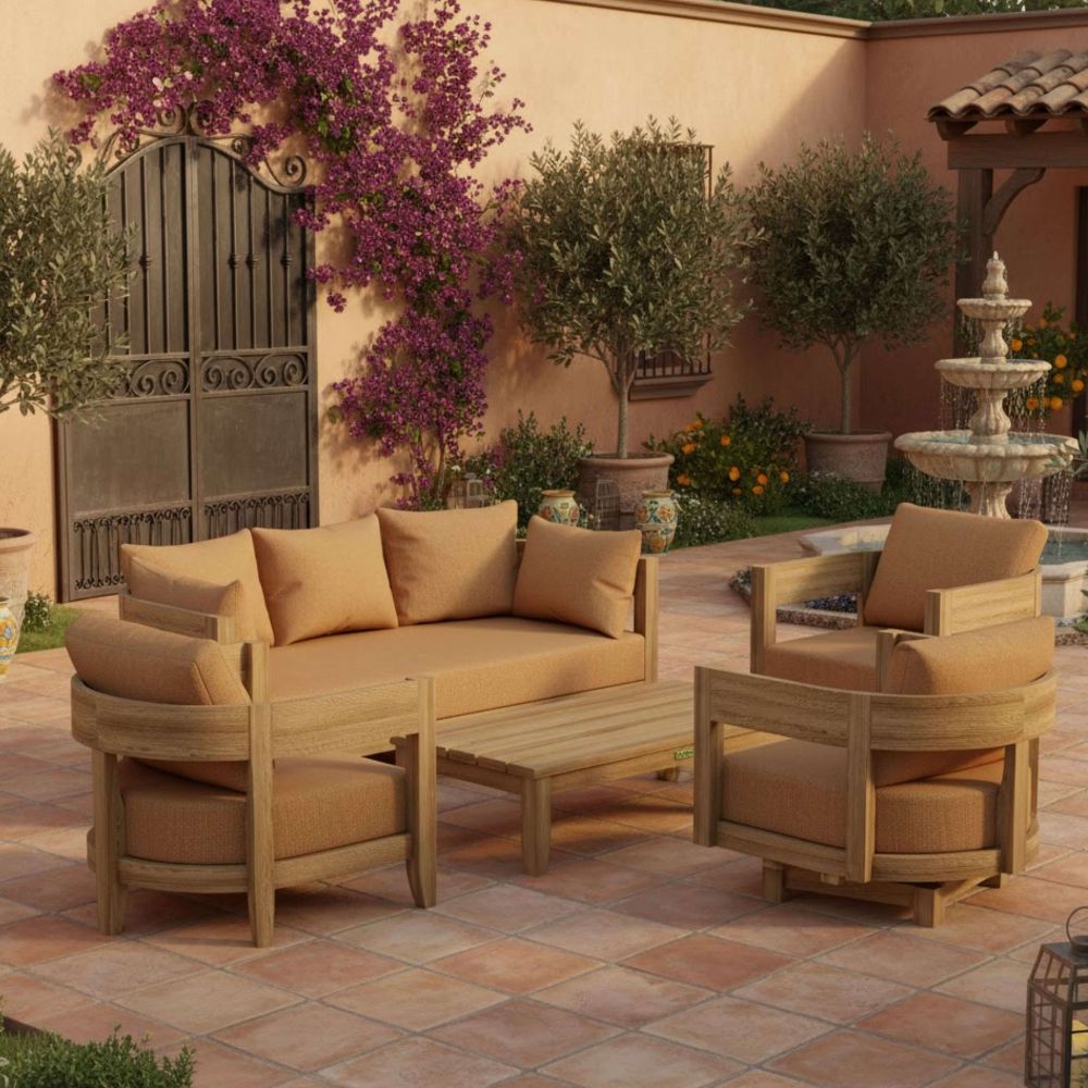 Anderson Teak Coronado 5 Pieces Deep Seating Set Set-173
