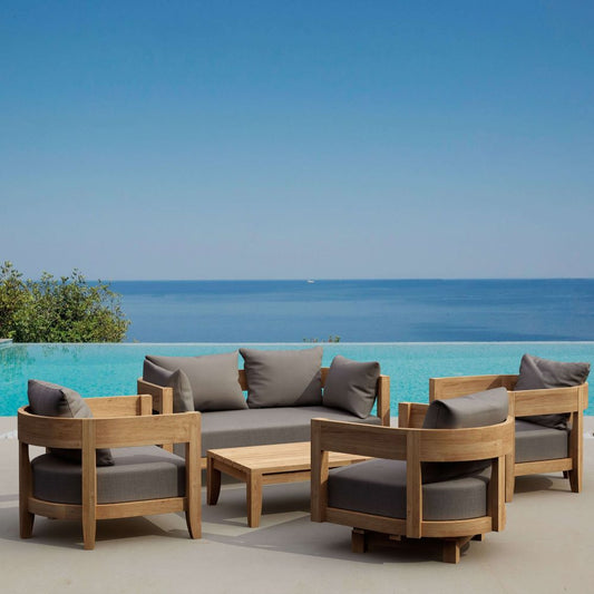 Anderson Teak Coronado 5 Pieces Deep Seating Set Set-173