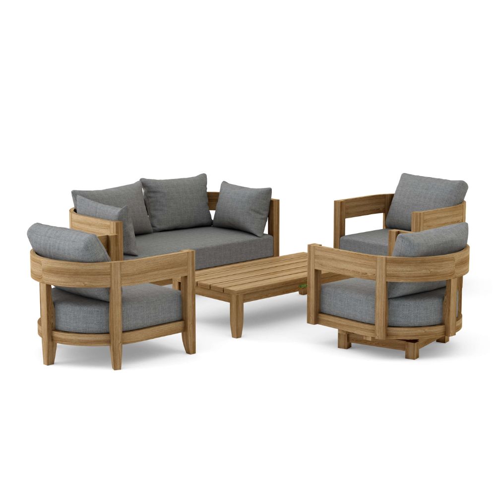 Anderson Teak Coronado 5 Pieces Deep Seating Set Set-173