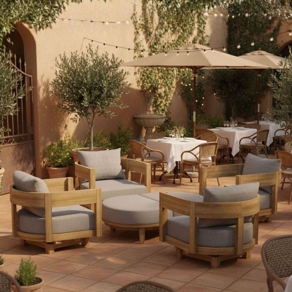 Anderson Teak Coronado 6 Pieces Deep Seating Set Set-174